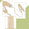 1Pc Imitation Leather Lace Flower Wrap Around Waist Belts for Women AJEW-CL0002-88A-6