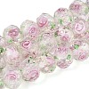 Handmade Luminous Lampwork Beads Strands LAMP-N037-01G-1