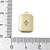 Brass Micro Pave Cubic Zirconia Pendants KK-D283-30G-04-3