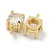 Brass with Cubic Zirconia Peg Bails KK-Q820-01G-2