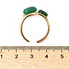 304 Stainless Steel Adjustable Cuff Rings for Women RJEW-B130-02G-3