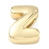 Brass Initial Beads KK-B167-27G-01Z-1