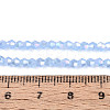 Imitation Jade Electroplate Glass Beads Strands EGLA-A039-J2mm-B08-4