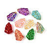 Baking Paint Transparent Glass Beads DGLA-N018-29-1