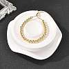 Rack Plating Brass Round Beaded Slider Bracelet for Women LS-BJEW-B066-01A-01-1
