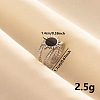Stylish Sun Enamel Open Cuff Ring CL1011-1-1