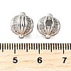 Brass Micro Pave Cubic Zirconia Beads KK-D356-10P-3