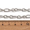 304 Stainless Steel Oval Cable Chain Necklaces NJEW-P338-07P-5
