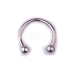 303 Stainless Steel Circular/Horseshoe Barbell Nose Rings WG86D19-04-1