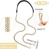 Iron Flat Snake Chain Bag Handles FIND-WH0111-109-2