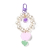 Flower Acrylic Pendant Decorations HJEW-F019-04-1