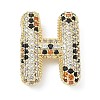 Brass Micro Pave Cubic Zirconia Pendants KK-Z108-02G-H-1
