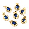 Brass Micro Pave Cubic Zirconia Pendant ZIRC-P089-19-2