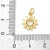 Rack Plating Brass Micro Pave Cubic Zirconia Pendants LS-KK-H509-06G-3