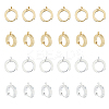 24Pcs 2 Colors 201 Stainless Steel Huggie Hoop Earrings Findings STAS-DC0015-46-1