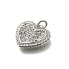 Brass Micro Pave Cubic Zirconia Pendants KK-P295-24P-2