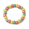 Glass Beads Stretch Rings for Woman RJEW-JR00735-4