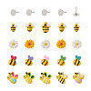 120Pcs DIY Bees & Daisy Shape Sofa Foam Nails Making Kits DIY-CD0001-12P-2