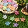 84Pcs 7 Colors Luminous Transparent Resin Pendants RESI-SZ0003-26-4