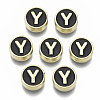 Alloy Enamel Beads LS-X-ENAM-S122-028Y-NR-1