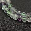 Natural Fluorite Beads Strands G-F460-16-3