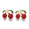 Alloy Enamel Charms ENAM-N062-07KCG-1