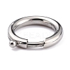 Non-Tarnish 304 Stainless Steel Spring Ring Clasps STAS-P273-02C-P-2