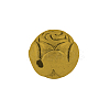 Tibetan Style Alloy Round Carved Rose Beads LS-TIBEB-0892-AG-FF-2