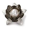 Rack Plating Brass Pendants With ABS Imitation pearls KK-S406-04G-B-1