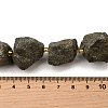 Raw Rough Natural Pyrite Beads Strands G-Z087-B17-5