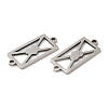 201 Stainless Steel Connector Charms STAS-Q245-18P-2