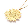 304 Stainless Steel Pendant Necklaces NJEW-T018-12G-5