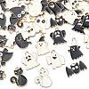 70Pcs 14 Styles Halloween Alloy Enamel Pendants ENAM-CJ0002-18-6