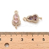Glass Gourd Connector Charms KK-M314-16KCG-3
