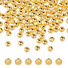 200Pcs Brass Textured Beads KK-DC0004-05-1