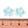 Baking Paint Transparent Glass Beads DGLA-N014-08A-07-3