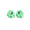 Handmade Polymer Clay Beads CLAY-N008-027H-2