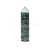 Point Tower Natural Ruby in Zoisite Home Display Decoration PW-WG48084-04-2