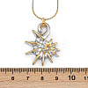 304 Stainless Steel Conch Shaped Pendant Necklaces for Women Men LS-NJEW-H077-01GP-3