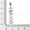Non-Tarnish 304 Stainless Steel Pendants LS-STAS-D036-14B-P-3