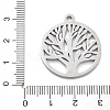 304 Stainless Steel Pendants STAS-L245-016P-3
