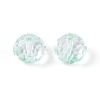 Baking Paint Transparent Glass Beads GLAA-N011-10mm-07-2