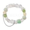 Natural Mixed Gemstone Beaded Stretch Bracelets for Women BJEW-TA00739-04-3