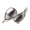 Natural Amethyst Double Terminal Pointed Faceted Bullet Big Pendants G-Q015-01F-2