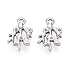 304 Stainless Steel Pendant Rhinestone Settings STAS-T067-44P-1