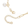 Natural Freshwater Shell Beads & Alloy Enamel Charm Bracelets BJEW-JB12214-03-4