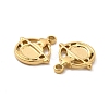 Ion Plating(IP) 304 Stainless Steel Pendants LS-STAS-B032-31G-3