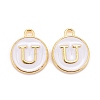 Golden Plated Alloy Charms ENAM-S118-01U-1