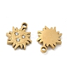 304 Stainless Steel Pendants STAS-D208-06G-2