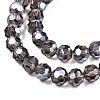 Electroplate Glass Bead Strands EGLA-R015-8mm-32-2